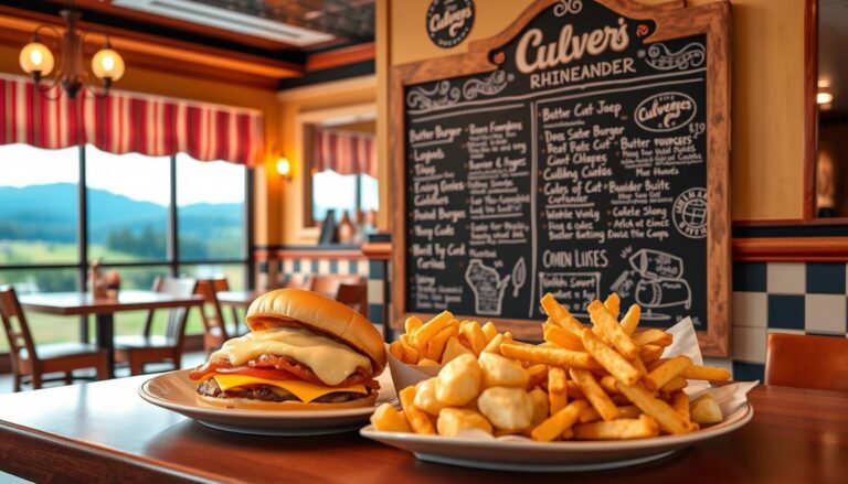 culvers rhineander menu