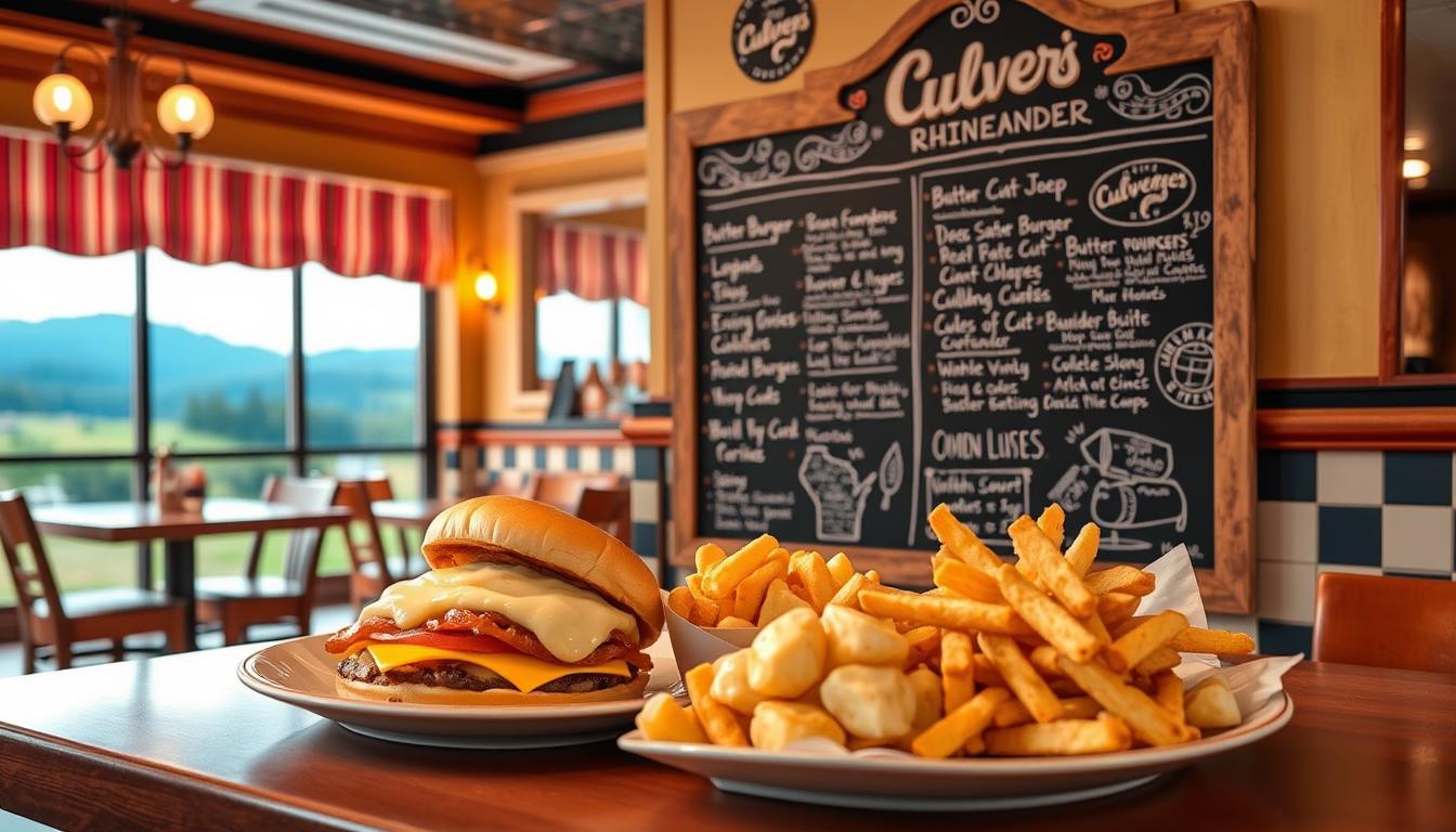 culvers rhineander menu